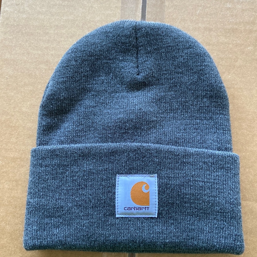 Brand new never worn Carhartt grey Beanie.